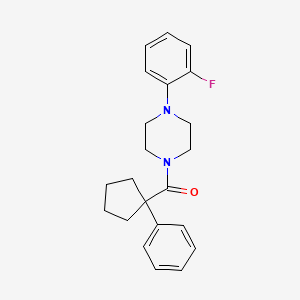 4-(2-Fluorophenyl)piperazinyl phenylcyclopentyl ketone