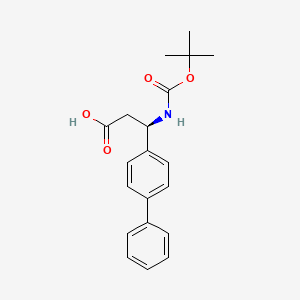 (R)-3-Biphenyl-4-YL-3-tert-butoxycarbonylamino-propionic acid