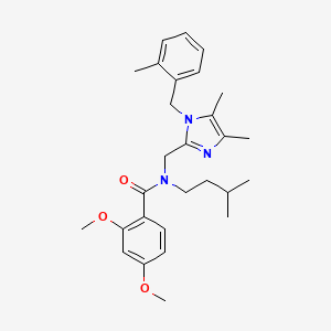 molecular formula C28H37N3O3 B2954528 GLP-1 antagonist 