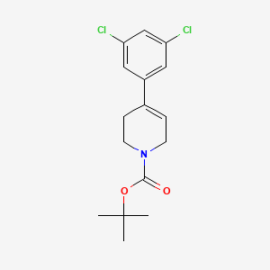 molecular formula C16H19Cl2NO2 B2954564 tert-Butyl 4-(3,5-dichlorophenyl)-5,6-dihydropyridine-1(2H)-carboxylate CAS No. 1415468-87-9