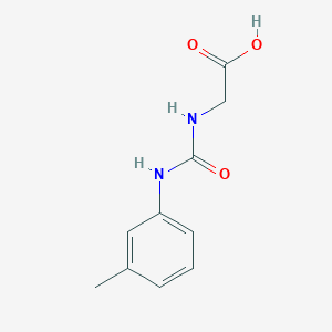 molecular formula C10H12N2O3 B2954592 2-{[(3-Methylphenyl)carbamoyl]amino}acetic acid CAS No. 133115-37-4