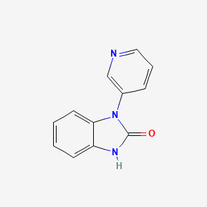 molecular formula C12H9N3O B2954595 1-(吡啶-3-基)-1H-苯并[d]咪唑-2(3H)-酮 CAS No. 161922-05-0
