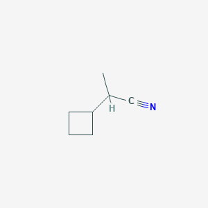 molecular formula C7H11N B2954612 Cyclobutylpropionitrile CAS No. 1706464-80-3