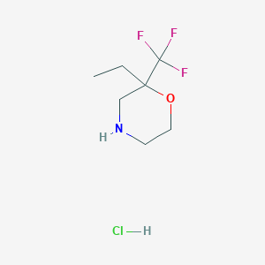 B2954869 2-Ethyl-2-(trifluoromethyl)morpholine hydrochloride CAS No. 2044870-93-9