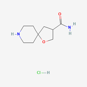 1-Oxa-8-azaspiro[4.5]decane-3-carboxamide;hydrochloride