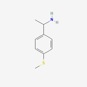 molecular formula C9H13NS B2954969 1-[4-(Methylthio)phenyl]ethanamine CAS No. 150012-25-2