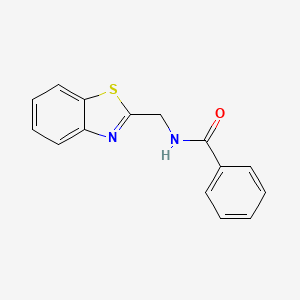molecular formula C15H12N2OS B2955066 N-(Benzo[d]thiazol-2-ylmethyl)benzamide CAS No. 117998-90-0