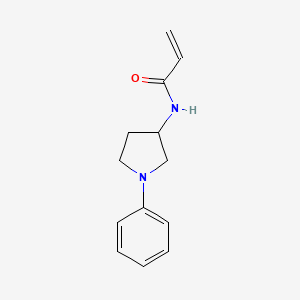molecular formula C13H16N2O B2955078 N-(1-Phenylpyrrolidin-3-yl)prop-2-enamide CAS No. 2179724-25-3