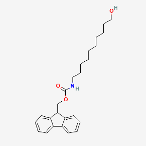 molecular formula C25H33NO3 B2955106 Fmoc-Adc(10)-ol CAS No. 1396986-80-3