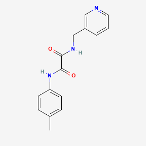 molecular formula C15H15N3O2 B2955166 N'-(4-methylphenyl)-N-[(pyridin-3-yl)methyl]ethanediamide CAS No. 331425-62-8