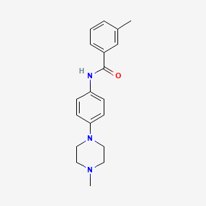 3-methyl-N-[4-(4-methylpiperazin-1-yl)phenyl]benzamide