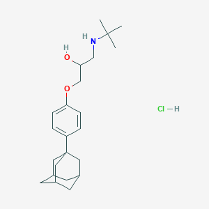 1-(4-Adamantanylphenoxy)-3-[(tert-butyl)amino]propan-2-ol, chloride
