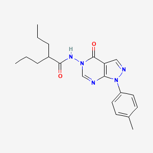 N-(4-oxo-1-(p-tolyl)-1H-pyrazolo[3,4-d]pyrimidin-5(4H)-yl)-2-propylpentanamide