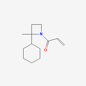 1-(2-Cyclohexyl-2-methylazetidin-1-yl)prop-2-en-1-one