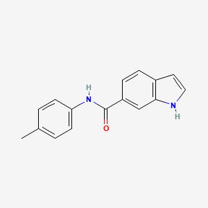 molecular formula C16H14N2O B2955401 N-(4-methylphenyl)-1H-indole-6-carboxamide CAS No. 1147791-45-4