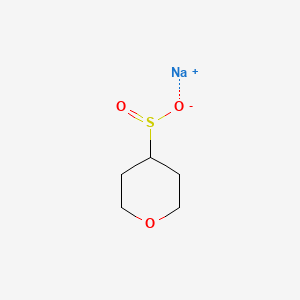 molecular formula C5H9NaO3S B2955422 Sodium tetrahydropyransulfinate CAS No. 1516140-99-0