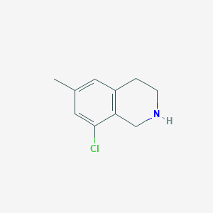 molecular formula C10H12ClN B2955569 8-Chloro-6-methyl-1,2,3,4-tetrahydroisoquinoline CAS No. 2001327-01-9
