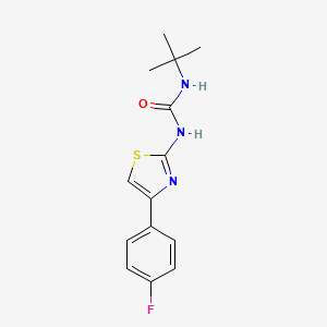 1-(Tert-butyl)-3-(4-(4-fluorophenyl)thiazol-2-yl)urea