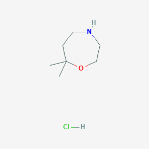 7,7-Dimethyl-1,4-oxazepane hydrochloride