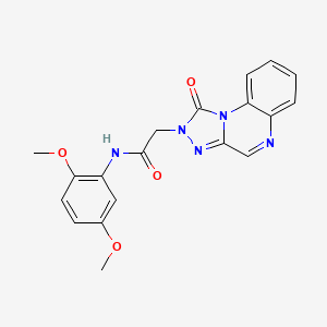 N-(2,5-dimethoxyphenyl)-2-(1-oxo-[1,2,4]triazolo[4,3-a]quinoxalin-2(1H)-yl)acetamide