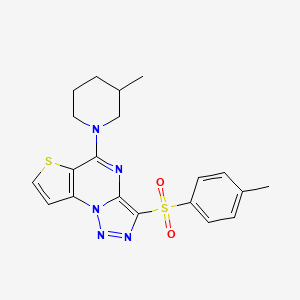 5-(3-Methylpiperidin-1-yl)-3-tosylthieno[2,3-e][1,2,3]triazolo[1,5-a]pyrimidine