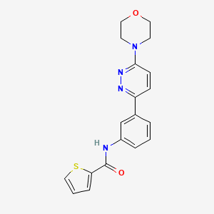 N-(3-(6-morpholinopyridazin-3-yl)phenyl)thiophene-2-carboxamide