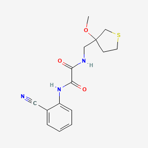 N1-(2-cyanophenyl)-N2-((3-methoxytetrahydrothiophen-3-yl)methyl)oxalamide