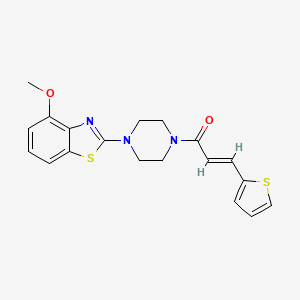 4-methoxy-2-{4-[(2E)-3-(2-thienyl)prop-2-enoyl]piperazin-1-yl}-1,3-benzothiazole