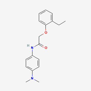 N-[4-(dimethylamino)phenyl]-2-(2-ethylphenoxy)acetamide