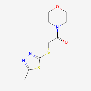 4-{[(5-Methyl-1,3,4-thiadiazol-2-yl)thio]acetyl}morpholine