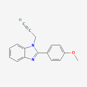 2-(4-Methoxyphenyl)-1-prop-2-ynylbenzimidazole