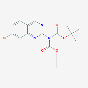 7-Bromo-2-(di-t-butoxycarbonylamino)quinazoline