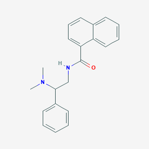 molecular formula C21H22N2O B2955859 N-[2-(dimethylamino)-2-phenylethyl]naphthalene-1-carboxamide CAS No. 941895-90-5