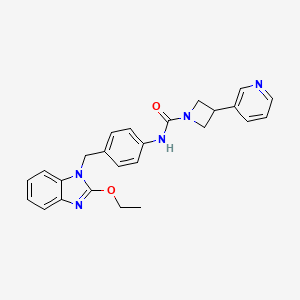 molecular formula C25H25N5O2 B2955876 Nampt-IN-5 CAS No. 2380013-17-0