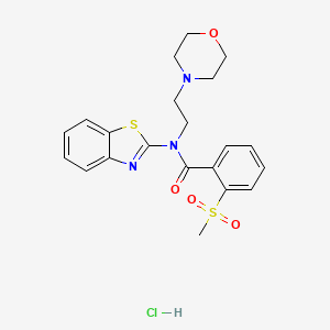 N-(benzo[d]thiazol-2-yl)-2-(methylsulfonyl)-N-(2-morpholinoethyl)benzamide hydrochloride