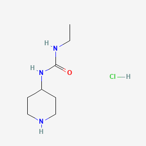 B2955959 1-Ethyl-3-(piperidin-4-yl)urea hydrochloride CAS No. 845626-17-7
