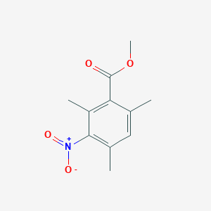 molecular formula C11H13NO4 B2955989 Methyl 2,4,6-trimethyl-3-nitrobenzoate CAS No. 250650-97-6