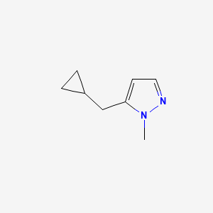 molecular formula C8H12N2 B2956035 5-(Cyclopropylmethyl)-1-methyl-1h-pyrazole CAS No. 2079069-44-4