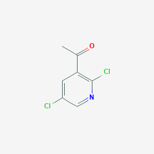 molecular formula C7H5Cl2NO B2956055 1-(2,5-Dichloropyridin-3-yl)ethanone CAS No. 594815-00-6