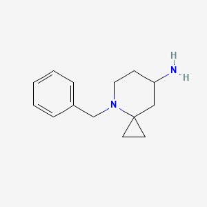 molecular formula C14H20N2 B2956061 4-Benzyl-4-azaspiro[2.5]octan-7-amine CAS No. 2375772-80-6