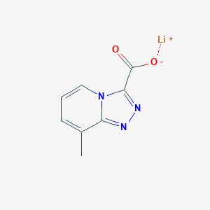 molecular formula C8H6LiN3O2 B2956085 Lithium;8-methyl-[1,2,4]triazolo[4,3-a]pyridine-3-carboxylate CAS No. 2378501-45-0