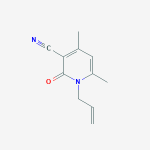 1-Allyl-4,6-dimethyl-2-oxo-1,2-dihydro-3-pyridinecarbonitrile