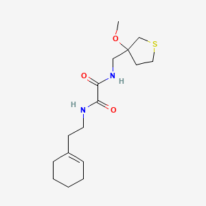 N1-(2-(cyclohex-1-en-1-yl)ethyl)-N2-((3-methoxytetrahydrothiophen-3-yl)methyl)oxalamide