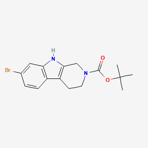 tert-Butyl 7-bromo-3,4-dihydro-1H-pyrido[3,4-b]indole-2(9H)-carboxylate