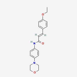 (E)-3-(4-ethoxyphenyl)-N-(4-morpholinophenyl)acrylamide
