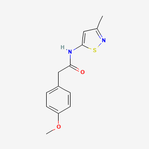 2-(4-methoxyphenyl)-N-(3-methylisothiazol-5-yl)acetamide