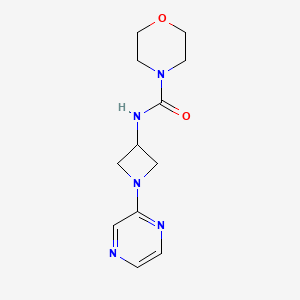 N-[1-(pyrazin-2-yl)azetidin-3-yl]morpholine-4-carboxamide
