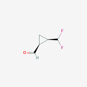 (1S,2R)-2-(Difluoromethyl)cyclopropane-1-carbaldehyde