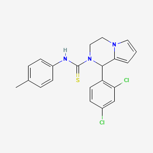 1-(2,4-dichlorophenyl)-N-(p-tolyl)-3,4-dihydropyrrolo[1,2-a]pyrazine-2(1H)-carbothioamide