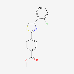 Methyl 4-[4-(2-chlorophenyl)-1,3-thiazol-2-yl]benzoate